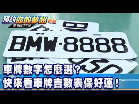 車牌號碼吉凶 判斷|如何算車牌吉凶、車牌號碼吉凶判斷